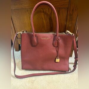 Michael Kors burgundy purse